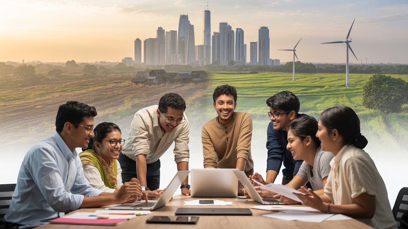 YEFI Entrepreneurs working together